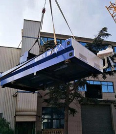 冠航手拉葫蘆在激光切割設備的安裝場景下作